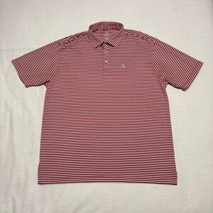 Men’s Rhoback The Birdie Stripe Short Sleeve Performance Polo | Size Large